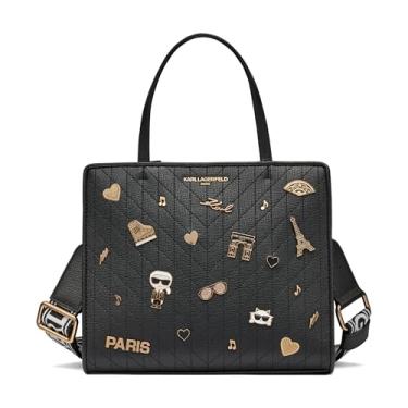 Imagem de Karl Lagerfeld Bolsa Paris Maybelle Choupette, preta/dourada
