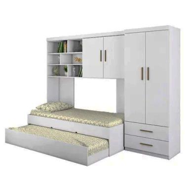 Imagem de Quarto Infantil Completo Chiara Branco Brilho - Phoenix - Phoenix Baby
