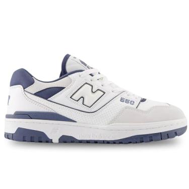 Imagem de New Balance Tênis feminino 550, branco/azul, 10