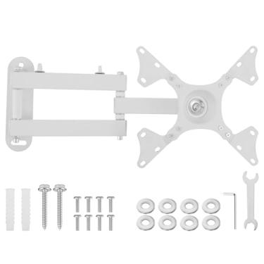 Imagem de LZVXTYM Suporte de parede de TV, rotação de inclinação de movimento total, extensão de suporte de TV ajustável para montagem na parede, suporte de braço giratório resistente para a maioria das van de