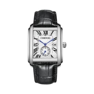 Imagem de Relógio De Pulso Masculino À Prova D'Água Com Pulseira De Couro CHENXI