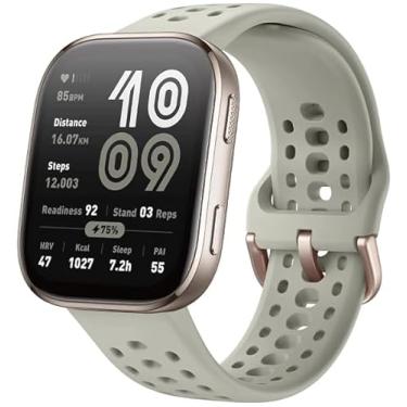 Imagem de Relógio Smartwatch BIP 6, com IA, Gps e Mapas, Tela 1,97" AMOLED, Ligação Bluetooth, 46 mm, Resistente a Água 5 ATM, Bateria 24 dias, 140 modos de exercício, Original com Nfe e garantia - Cinza Claro