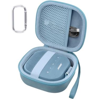 Imagem de Aenllosi Capa para alto-falante Bose SoundLink Micro Bluetooth 2ª geração, organizador de armazenamento de alto-falante Bose, azul (apenas capa)