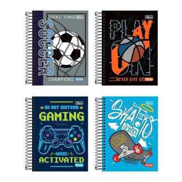 Imagem de Agenda espiral diária D+ Masculina 2026 Tilibra