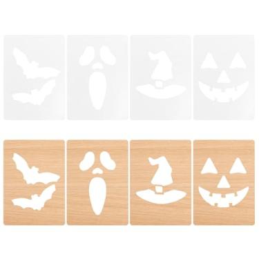 Imagem de Framedino, pacote com 4, modelo de fresadora de acrílico, abóbora, talha, talha, estêncil, marcenaria, faça você mesmo