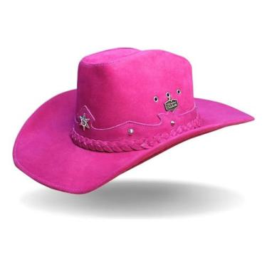 Imagem de Chapéu Americano em Couro Pink - Mundo Texano, Rosa, G