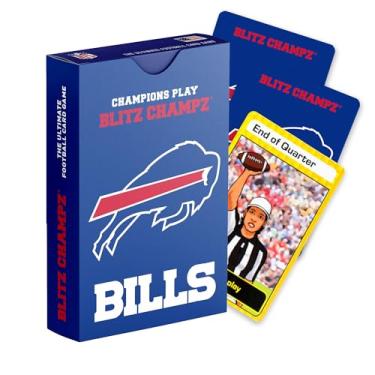 Imagem de Blitz Champz Buffalo Bills Card Game | Football Card Game (Ages 7+) | Fun Family Game | Party Game | Gifts for Football Fans | Card Game for Kids | Card Game for Adults (Buffalo Bills)