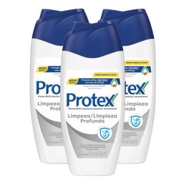 Imagem de Kit 3 Sabonete Líquido Protex Limpeza Profunda com 250ml