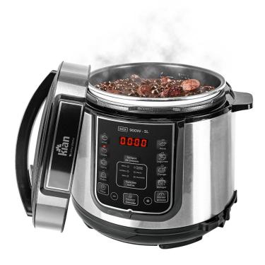 Imagem de Panela de Pressão Elétrica 5L Kian PPE-101 Preta com Prata 127V