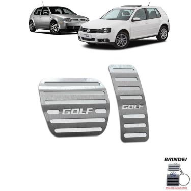 Imagem de Pedaleira Automático Prata Volkswagen Golf 1999 A 2013
