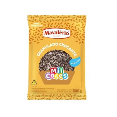 Imagem de Chocolate Granulado Mesclado 500g - Mavalerio