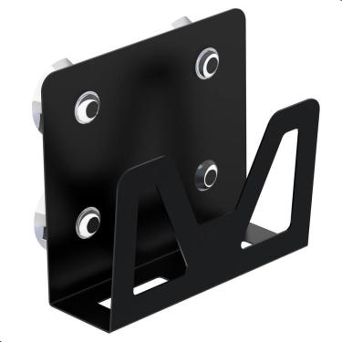 Imagem de Porta esponja de pia com ventosa suporte bucha preto elg