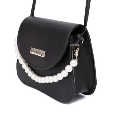Imagem de Bolsa Feminina Shoulder Bag Pérola - Ville Urbane, Preto