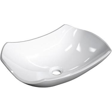 Imagem de Cuba de Apoio Abaulada Para Banheiro Lux L42 Branco - Lyam Decor