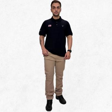 Imagem de Calça Jeans Bege Masculina Tradicional Reta Com Elastano New - Dawson,