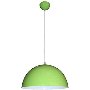 Imagem de Luminária de teto de metal rústica em cúpula sobre ilha de cozinha, lustre industrial de restaurante, luzes pendentes de teto de cor macaron para ilha de cozinha, sala de jantar