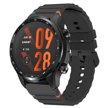 Imagem de Compatível com pulseiras Ticwatch Atlas, 20 mm, 22 mm, 24 mm, nova pulseira de substituição de linha de tecido de silicone ajustável compatível com Ticwatch Atlas, Pro 5 Enduro, Pro 5, Pro 3 Ultra BT