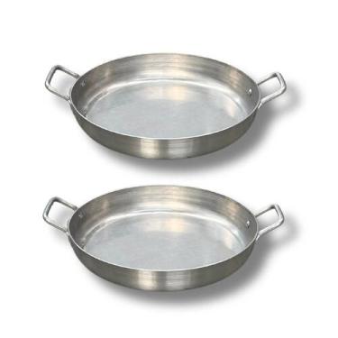 Imagem de Kit 2 Frigideiras Pergaminho Panelinha N22 1300ml Para Porção E Massas