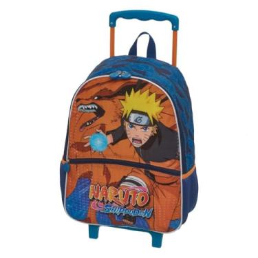 Imagem de Mochila Infantil Com Rodinha Naruto Kurama