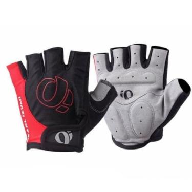 Imagem de Luva Moto, Par de Luvas Gel para Ciclismo, Dedo Curto para Bike, Academia(Preto/Vermelho,XL (GG))