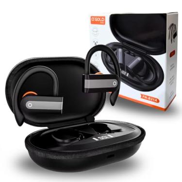 Imagem de Fone de Ouvido Sem Fio Bluetooth 5.4 com Microfone, Led, Case 500mAh Pró. Até 15 horas de uso, Resistente a Água IPX5.Trabalho, Lazer, Gamer, Corrida e Esportes, Compatível com Android e IOS - Premium