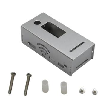 Imagem de AsrMyjcx Gabinete de Placa de Expansão, Dissipador de Calor, Posição Do Furo Do Pré-parafuso para MMDVM, Gabinete de Liga de Alumínio Leve, Capa Protetora, prata