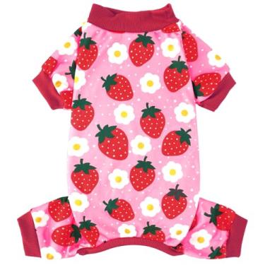 Imagem de XPUDAC Pijama para cães grandes, roupas macias e elásticas para cães, meninas, meninos, animais de estimação, macacão de gato - 3GG