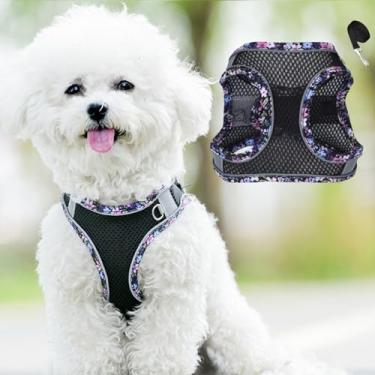 Imagem de Peitoral antipuxão para cães pequenos e médios, colete para correr, brincar, caminhar e pisar