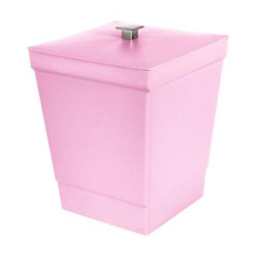 Imagem de Lixeira 6,5 Litros Quadrada Com Tampa De Pegar Cesto De Lixo Multiuso 