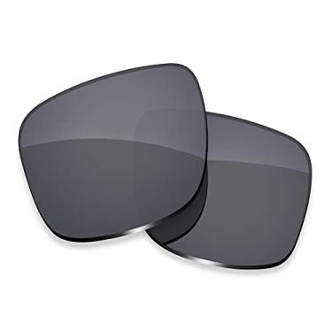 Imagem de ToughAsNails Lentes de reposição para óculos de sol Oakley Holbrook LX OO2048 - HyperVision Plus Preto Cromado - Polarizadas