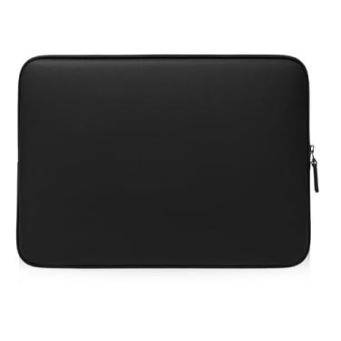 Imagem de Capa de Notebook Couro Legítimo Couro e Cia – Forro Espumado e Zíper Reforçado – Proteção Completa com Estilo – Tamanhos 14", 15,6" e 17" – Preto, Saibro e Marrom Escuro (Preto, 14'' e 15,6'')