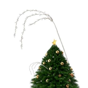 Imagem de Bohany Ramos Decorativos para Árvore de Natal - Decorações De Galhos Brilhantes | Galhos de Árvore de Natal,para Decoração de Feriado em Mesa Interior e Exterior Lareira Inverno Casa e Prateleira