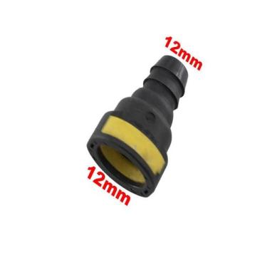Imagem de Quick Conexão Reta 12mm Mangueira Injeção Universal - PARAISO DAS MANG