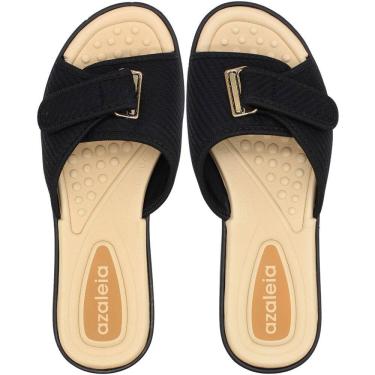 Imagem de Tamanco Slide Azaleia Cecilia Anabelinha Ajustável Confortável Feminino