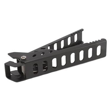 Imagem de HEEPDD Pote Quente Pinças de Retriever, Liga de Alumínio Hollow Plate Placber, Padrão de Dente, Antiscalding para Nan de Acampamento Ao Ar Livre (Preto)