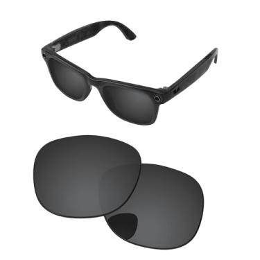 Imagem de PapaViva Lentes de substituição para óculos Ray-Ban Meta Wayfarer Gen 2 RW4012 53 mm AI - fotocromático, anti-embaçamento e anti-luz azul, Preto liso, RW4012 53mm