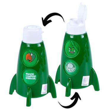Imagem de Garrafinha de Foguete Palmeiras Giratória Infantil Oficial - Plasútil,
