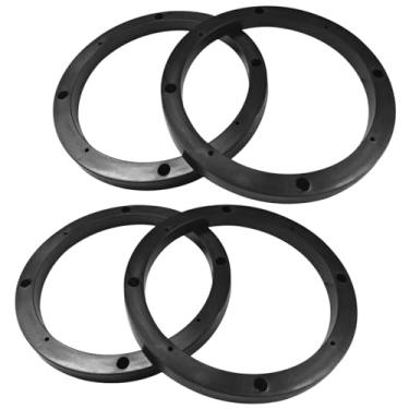 Imagem de Espaçadores de alto-falante de carro, anel adaptador universal de alto-falante estéreo de plástico à prova de choque, acessórios de substituição modificados para junta de montagem do subwoofer para