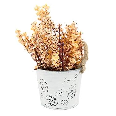 Imagem de Tuut, Linha Home Decor, Arranjo Artificial com Vaso de Metal, Flor, 19cm, Sortido