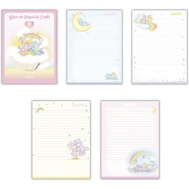 Imagem de Bloco Papel de Carta, Animativa, Ursinhos Carinhosos, 70 Gramas, 179 mm x 241 mm, Pacote com 09