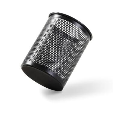 Imagem de Comix Porta-canetas, organizador de mesa, copo de malha de arame com almofada de espuma e fundo antiderrapante, acessórios de escritório para casa, escritório, escola, 1 pacote