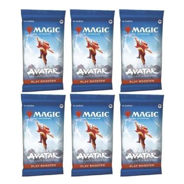 Imagem de 6 Packs Magic The Gathering Play Booster Pack Lot MTG Avatar The Last Airbender