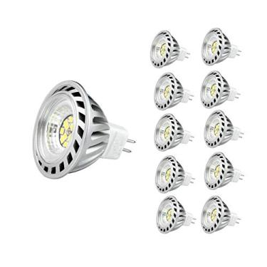 Imagem de Lâmpadas de LED MR16 CY LED 12V6W - Refletor branco quente 3000K - 500 Lumen, equivalente a 50 watts - Pacote de ângulo de feixe de 45 graus com 10 unidades