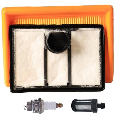 Imagem de Filtro de ar filtro de combustível para serras de corte Stihl Cutquik TS700 TS800, substituição 4224-141-0300 4224-140-1801