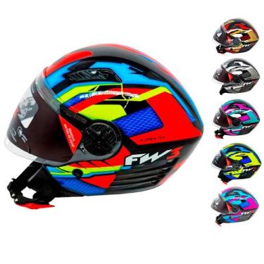 Imagem de Capacete De Moto Aberto FW3 X Open Linha Completa com Diversos Modelos
