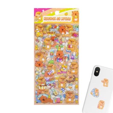 Imagem de Autocolantes de Animais | Autocolantes Impermeáveis Variados - Adesivos Temáticos De Animais Para Crianças | Para Laptop Garrafa De Água Capa De Telemóvel Rapazes Raparigas Adolescentes