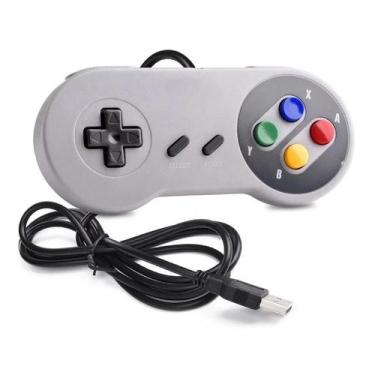 Imagem de Controle Super Snes Usb Para Pc, Notebook Video Games Retro - Keedi, 1