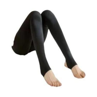 Imagem de Meia-calça Térmica Grossa De Cintura Alta Para Mulheres, Leggings Tran