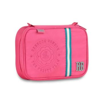 Imagem de Estojo Rebecca Bonbon Box Rosa 36 Elásticos Juvenil Escolar