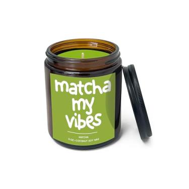 Imagem de Simply Soson Vela cremosa perfumada matcha de 255 g, velas de chá verde, presentes para mulheres e homens, presentes perfeitos para decoração de casa, férias, spa, quarto, calmante, relaxamento e
